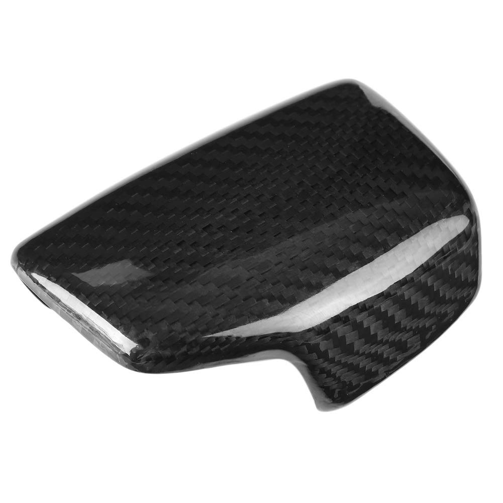 Broco Carbon-Faser-Auto Schaltknauf Kopfdeckel Trim for Audi A4 S4 RS4 B9 A5 S5 RS5 Q5 Q7 von BOROCO