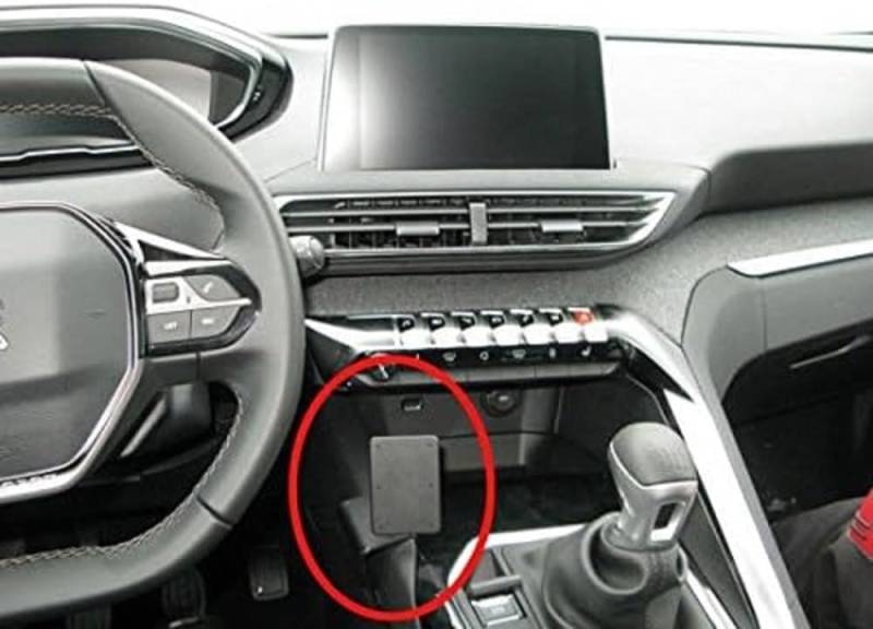 Brodit | ProClip Fahrzeughalter 855275 | Made IN Sweden | Winkelbefestigung | für linkslenkende Fahrzeuge | passt Gerätehalter, Schwarz von Brodit