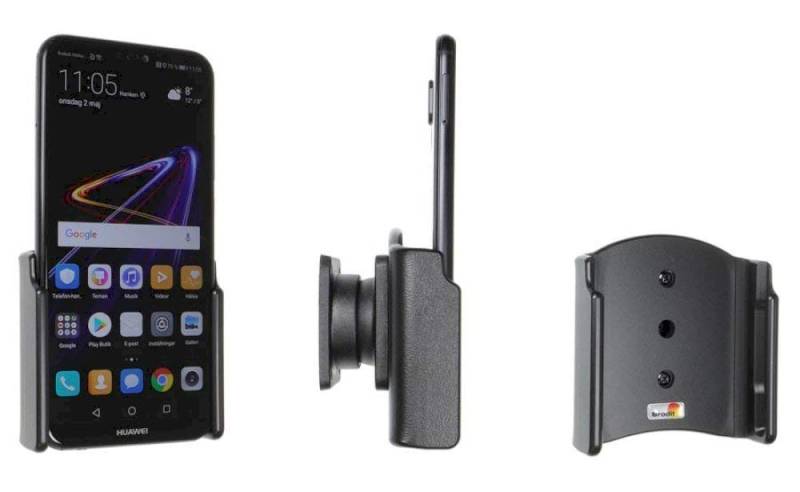 Brodit Gerätehalter 711054 Made IN Sweden für Smartphones - Huawei P20 Lite schwarz von Brodit