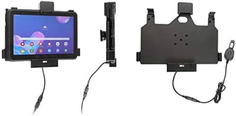Brodit Gerätehalter 746148 | Made IN Sweden | mit Ladefunktion für Tablets - Samsung Galaxy Tab Active Pro T540/T545/T547/T547U von Brodit