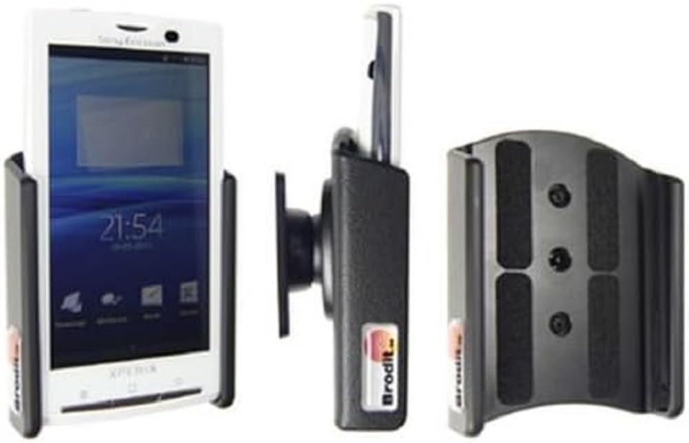 Brodit Gerätehalter passiv, Tilt Swivel – Halterungen (Handy/Smartphone, passiv, Auto, schwarz, Kunststoff, Sony Ericsson Xperia X2) von Brodit