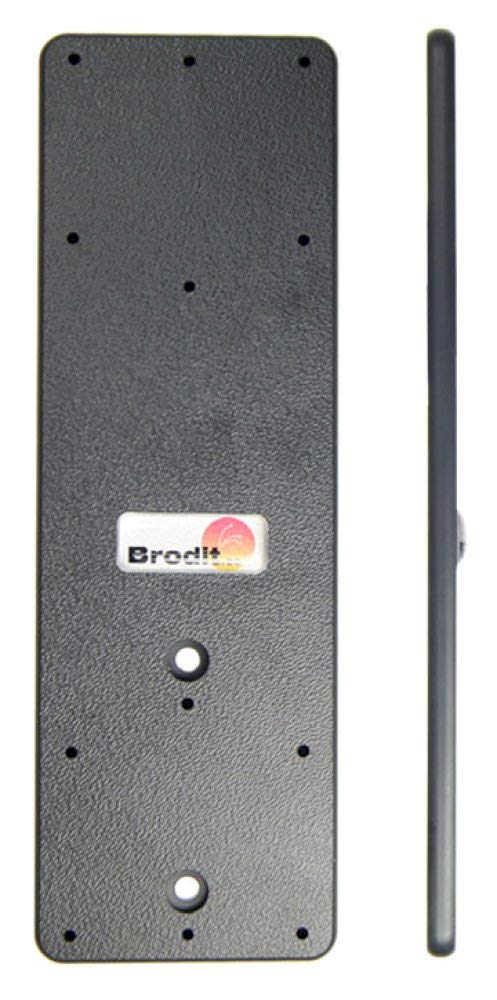Brodit Vertikale Montage-Platte - 155 x 50 x 5 mm von Brodit