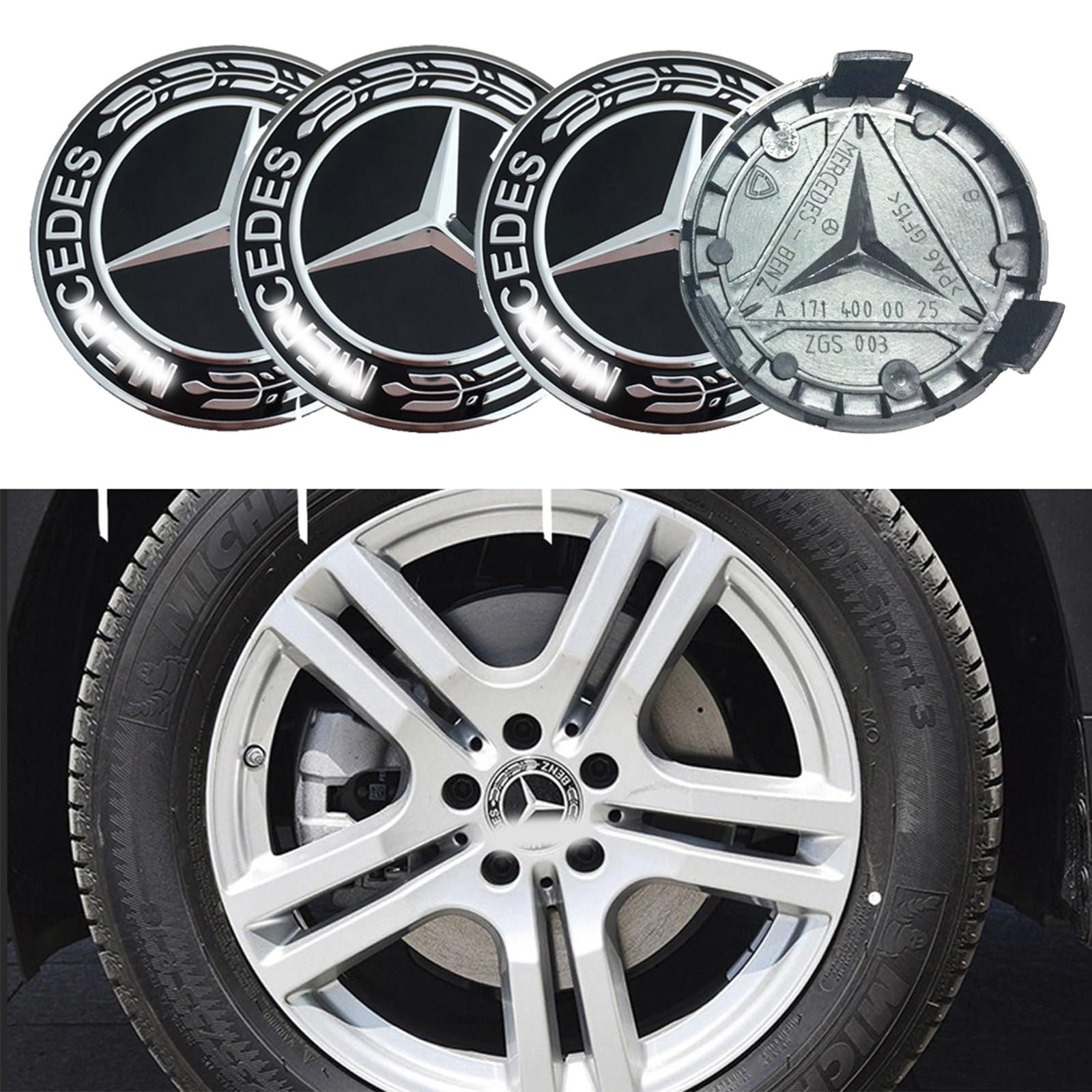 Brogtorl 4 Stück Nabendeckel für 75MM Radnabenkappen Felgendeckel Felgenkappen Nabenkappen Wheel Caps Radnabenabdeckung Brogtorl 4 Stück Nabendeckel für 75MM Radnabenkappen Felgendeckel Felgenkappen Nabenkappen Wheel Caps Radnabenabdeckung von Brogtorl
