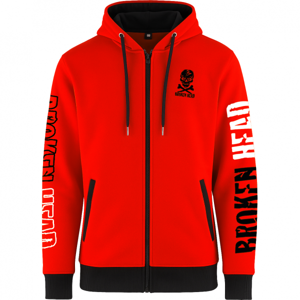 Broken Head Hoodie Color Edition Rot von Broken Head