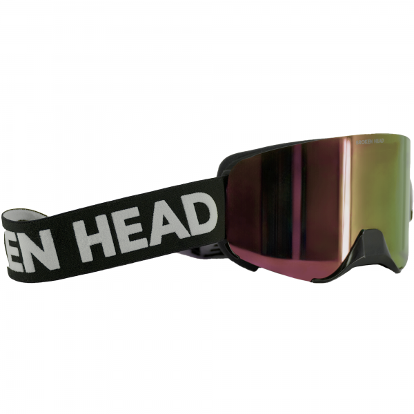 Broken Head Motocross-Brille Magnetic-Struggler Rosegold Verspiegelt von Broken Head