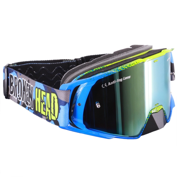 Broken Head MX-Brille SuMo Goggle MX-Regulator Blau von Broken Head