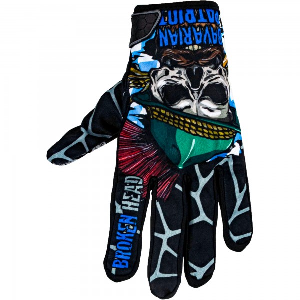 Broken Head MX Handschuhe Bavarian Patriot Schwarz von Broken Head