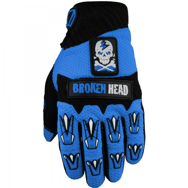 Broken Head MX-Handschuhe Faustschlag Blau von Broken Head