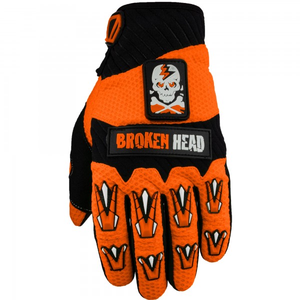 Broken Head MX-Handschuhe Faustschlag Orange von Broken Head
