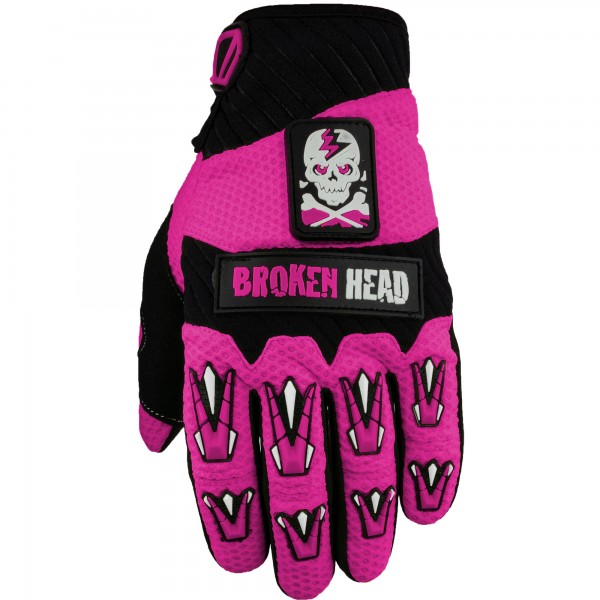 Broken Head MX-Handschuhe Faustschlag Pink von Broken Head