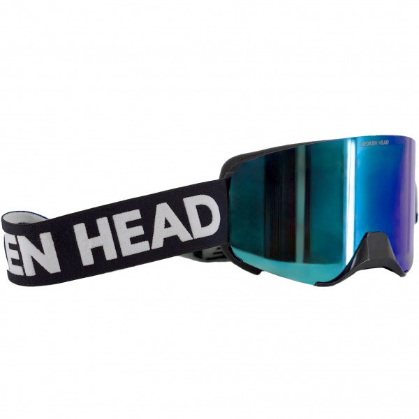 Broken Head Motocross-Brille Magnetic-Struggler Blau Verspiegelt von Broken Head