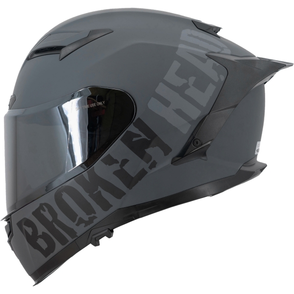 Broken Head Street Division Black Shadow Matt Mit Black Chrome Visier von Broken Head