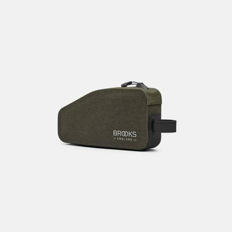 Brooks England Scape Oberrohrtasche mit Bolzen Schlammgrün, Rad- und Kiesbeutel von Brooks England