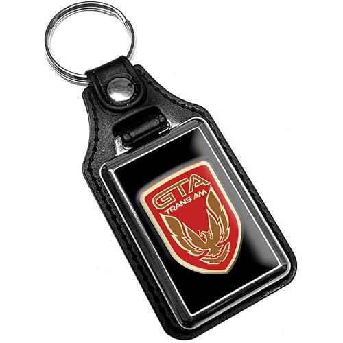 Brotherhood 1991–1992 Pontiac Trans Am GTA Emblem Design Schlüsselanhänger Schlüsselanhänger für Männer Heavy Duty Auto Schlüsselanhänger für Männer und Frauen, Schwarz, 1.5 von Brotherhood