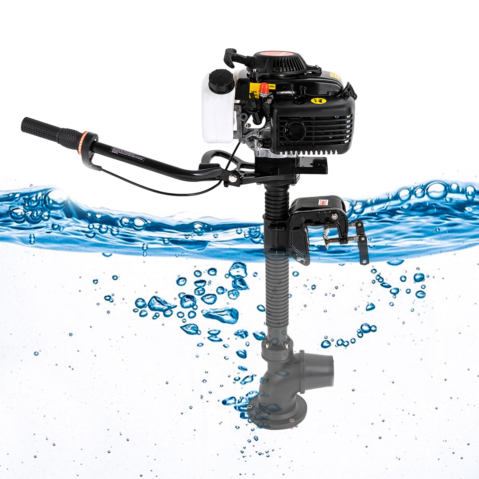 BRRIDE 4-Takt 4PS Außenborder Bootsmotor, Leistungsstarker Außenbordmotor CDI System, Benzin-Bootsmotor Luftgekühlt, 55CC Outboard Motor Schlauchboote, Fischerboote BRRIDE 4-Takt 4PS Außenborder Bootsmotor, Leistungsstarker Außenbordmotor CDI System, Benzin-Bootsmotor Luftgekühlt, 55CC Outboard Motor Schlauchboote, Fischerboote von Brride