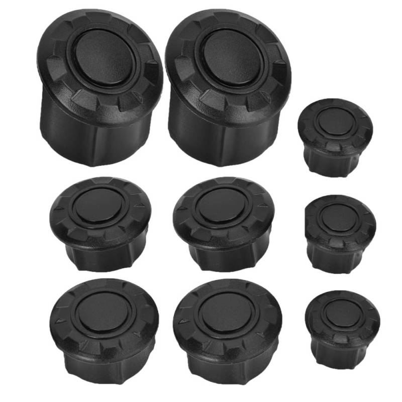 Abdeckkappen, Motorrad-Rahmenlochkappen Abdeckstopfen-Kit Rahmenloch-Abdeckkappen Rahmenlochstopfen Rahmenloch-Abdeckstopfen Abdeckstopfen-Kit Motorrad-Abdeckkappen von Brrnoo