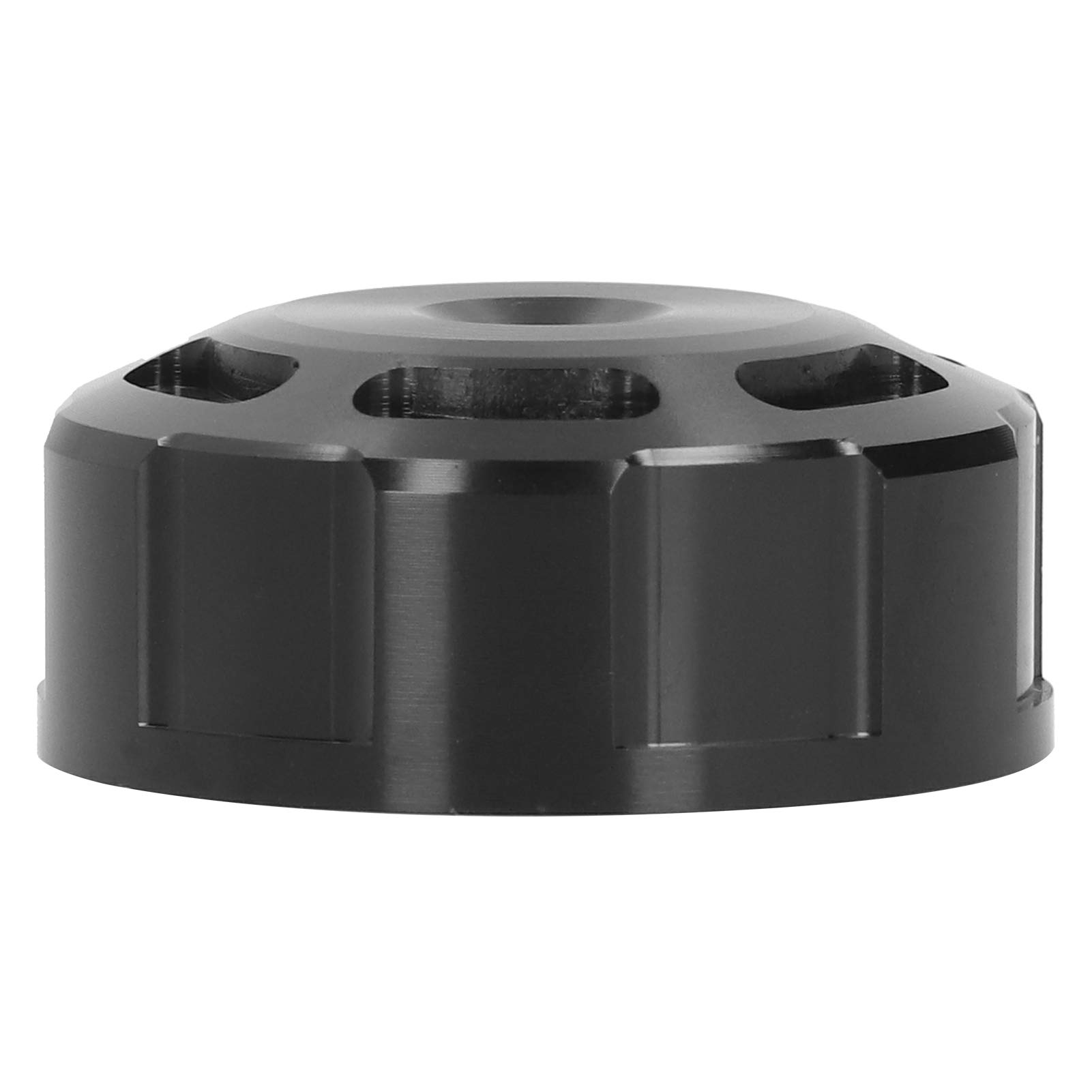 Bremsflüssigkeitsreservoirkappe, Bremsbehälterkappe 39x39mm Aluminiumlegierung Öltankabdeckung Bremsflüssigkeitskappe für MT-125 YZF R1 YZF R25 (BLACK) von Brrnoo