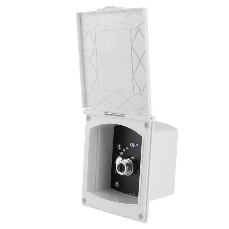 Brrnoo RV Außen Duschbox -Kit, ABS Outdoor Duschgehäuse Außen Duschkit Einfache Installation für Caravan RV Boat Wohnmobil von Brrnoo