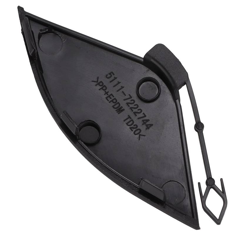 Brrnoo Schlepptau -Hakenabdeckung, ABS Car Front Stoßstange Schlepptauungshaken Abdeckung Schleppkupplung Hitch Deckung Deckung 51117222744 für X5 E70 2011-2013 von Brrnoo