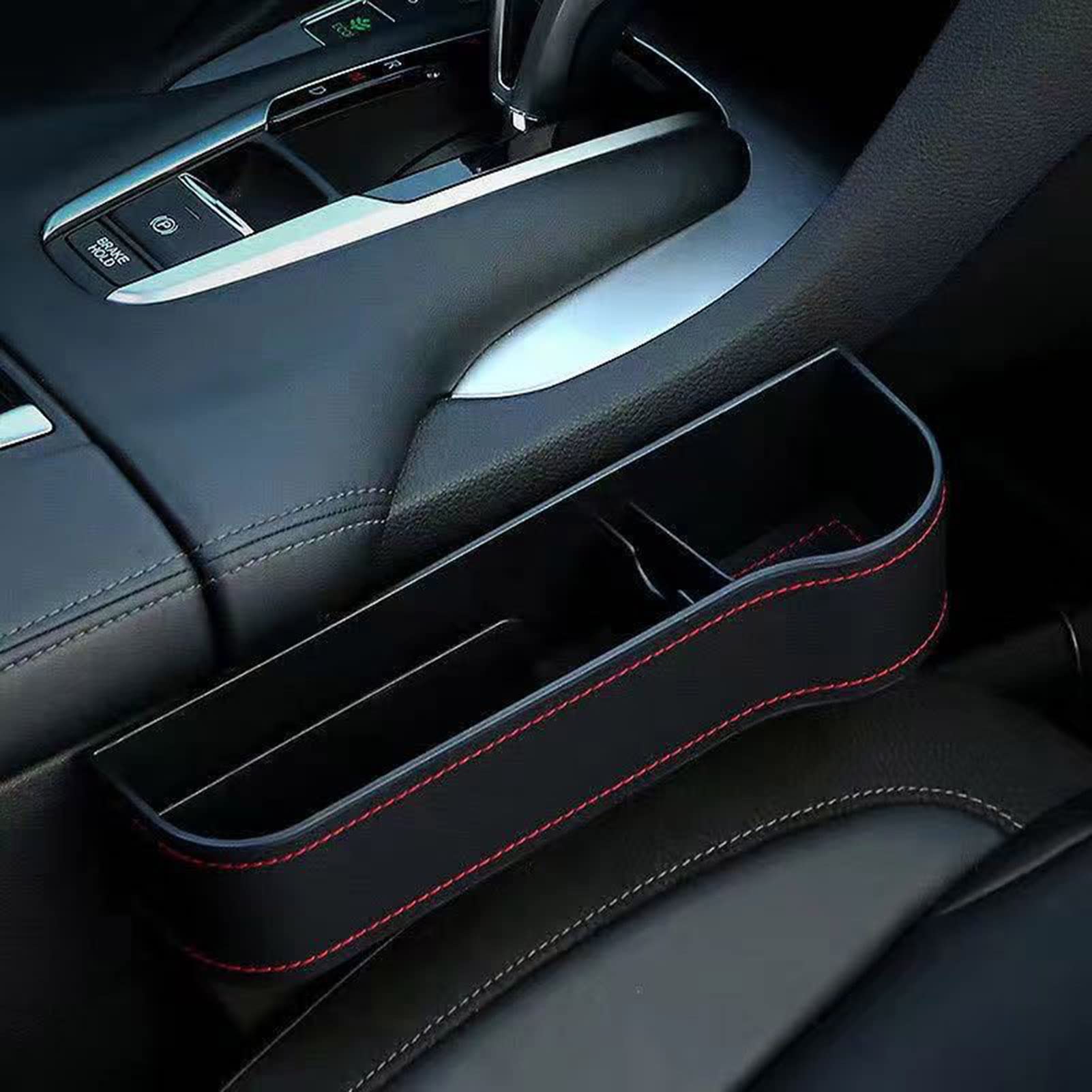 Brrnoo Vordersitzwagen Organizer, Aufbewahrungsbox Automatisch Sitzlücken Organizer Autositz Lücken Füllstoff Auto Aufbewahrungsbox Vorne Sitzwagen (Rechte Seite) von Brrnoo