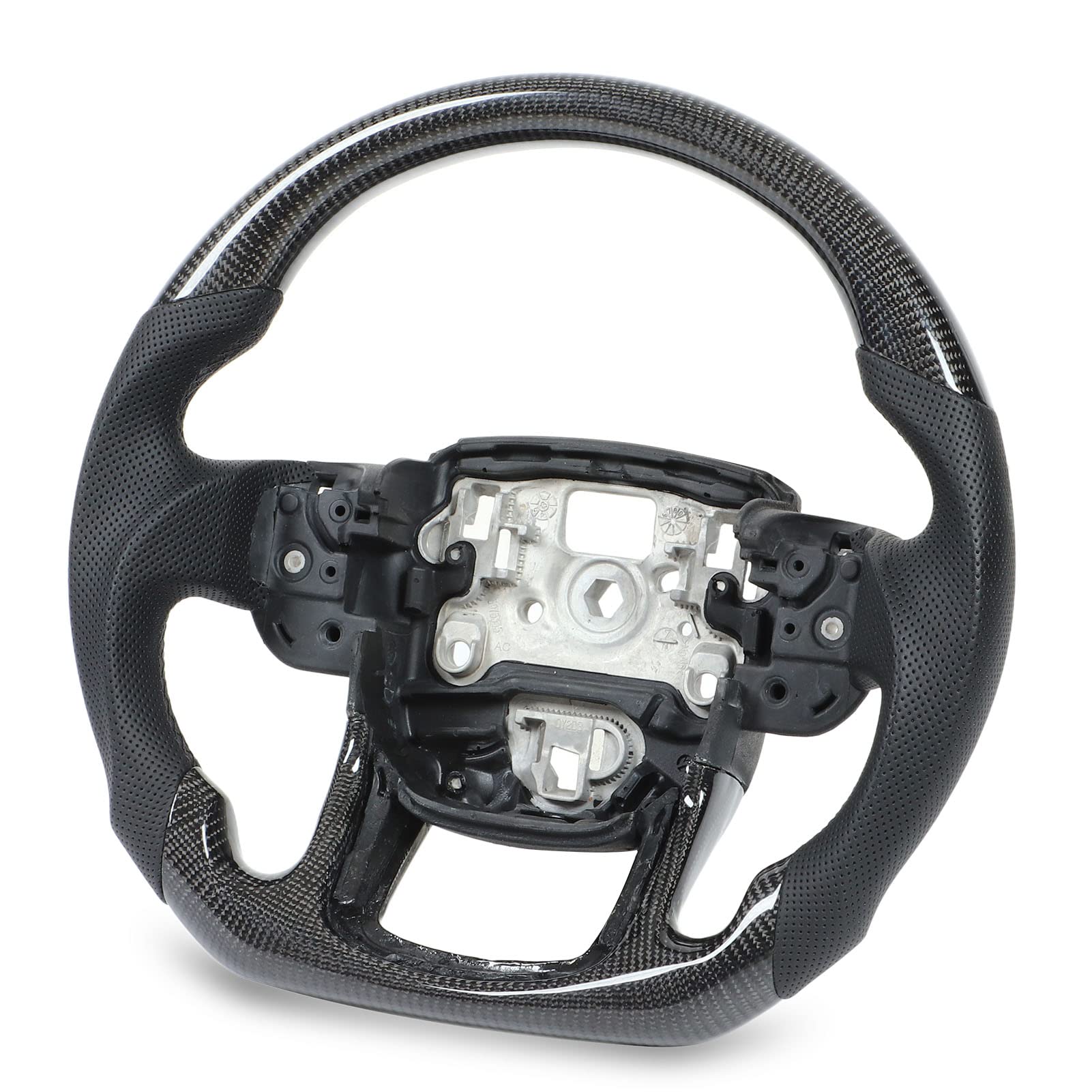 Carbon -Faserlenkrad, Autolenkrad Flacher Boden D Typ Rennsport 3K Matt Perforiertes Leder -Kfz Lenkräder für Sport L494 2014-2022 Carbon -Faserlenkrad, Autolenkrad Flacher Boden D Typ Rennsport 3K Matt Perforiertes Leder -Kfz Lenkräder für Sport L494 2014-2022 von Brrnoo