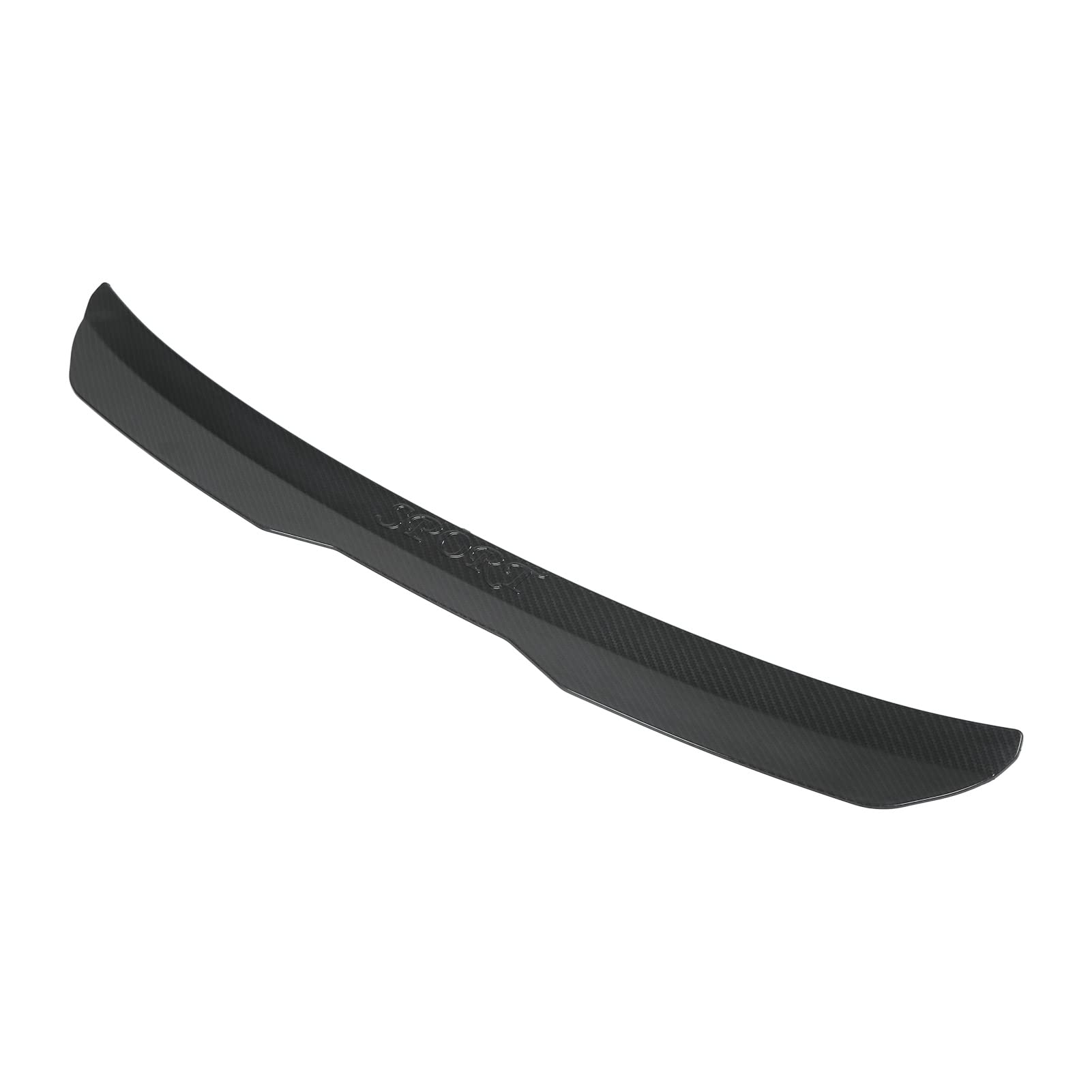 Dachspoiler, Stamm Spoiler Lippe, Hinterer Dach -Stamm -Spoiler Lippen Schwanz Wing Auto Regal ABS Heck Wing Dach Lip (Kohlefaser-Stil) von Brrnoo