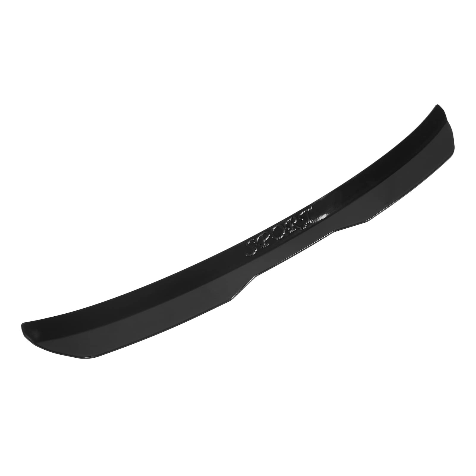 Dachspoiler, Stamm Spoiler Lippe, Hinterer Dach -Stamm -Spoiler Lippen Schwanz Wing Auto Regal ABS Heck Wing Dach Lip (glänzend schwarz) von Brrnoo