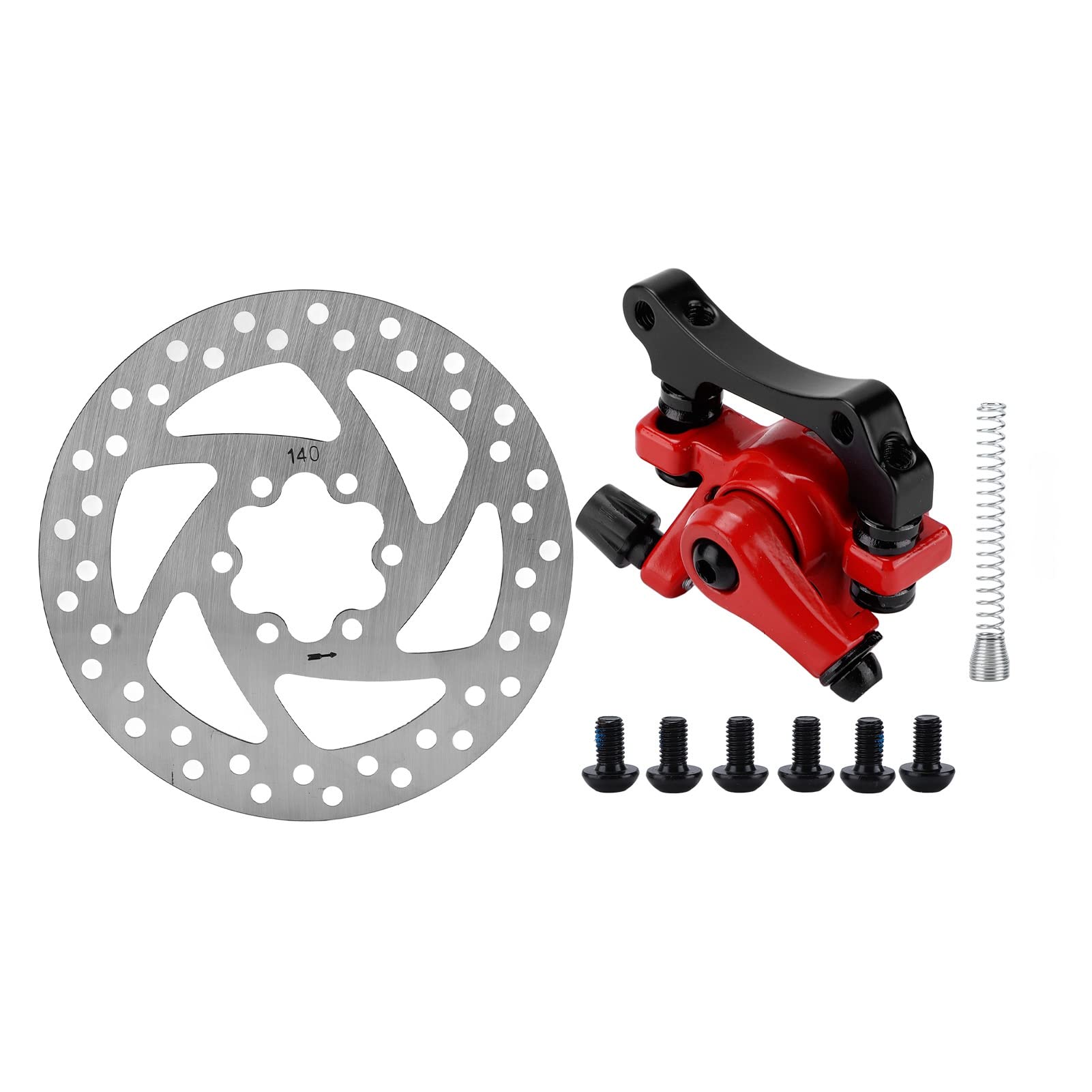 Fahrradbremsen Disciper, 140 -mm -Bremsscheibe Bremssattel Kit 6 Loch Aluminiumlegierung Bremsbremsen Ebike Bremsen Elektrische Roller Zubehör Bremssattel für Elektrische Roller Fahrradbremsen Disciper, 140 -mm -Bremsscheibe Bremssattel Kit 6 Loch Aluminiumlegierung Bremsbremsen Ebike Bremsen Elektrische Roller Zubehör Bremssattel für Elektrische Roller von Brrnoo