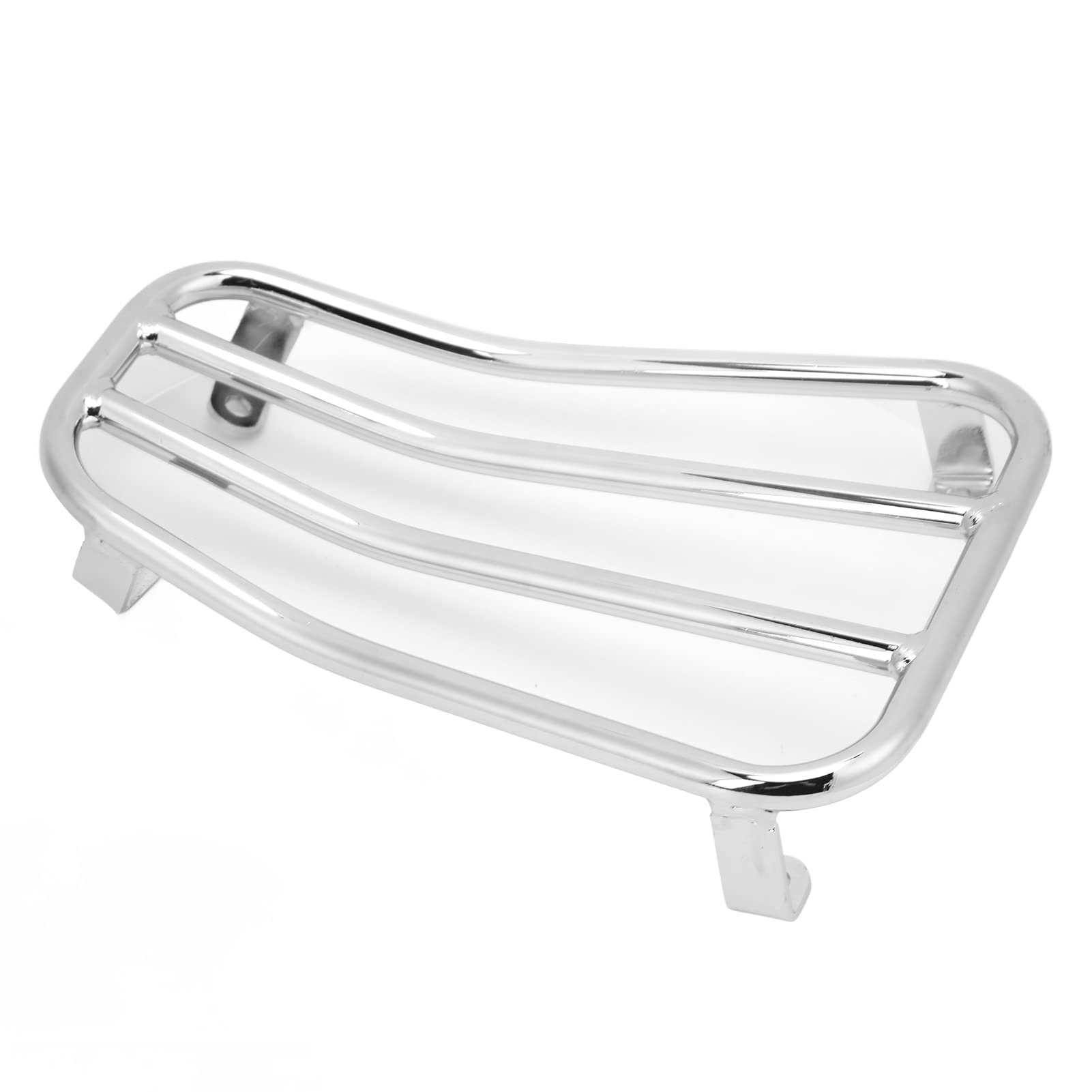 Gepäckständer, Gepäckträger Gepäckregal Motorrad -Roller Footrest Gepäckträger -Trägerhalter Motorrad für GTS 150 250 300 GTV 2017-2022 (Plattiert) von Brrnoo