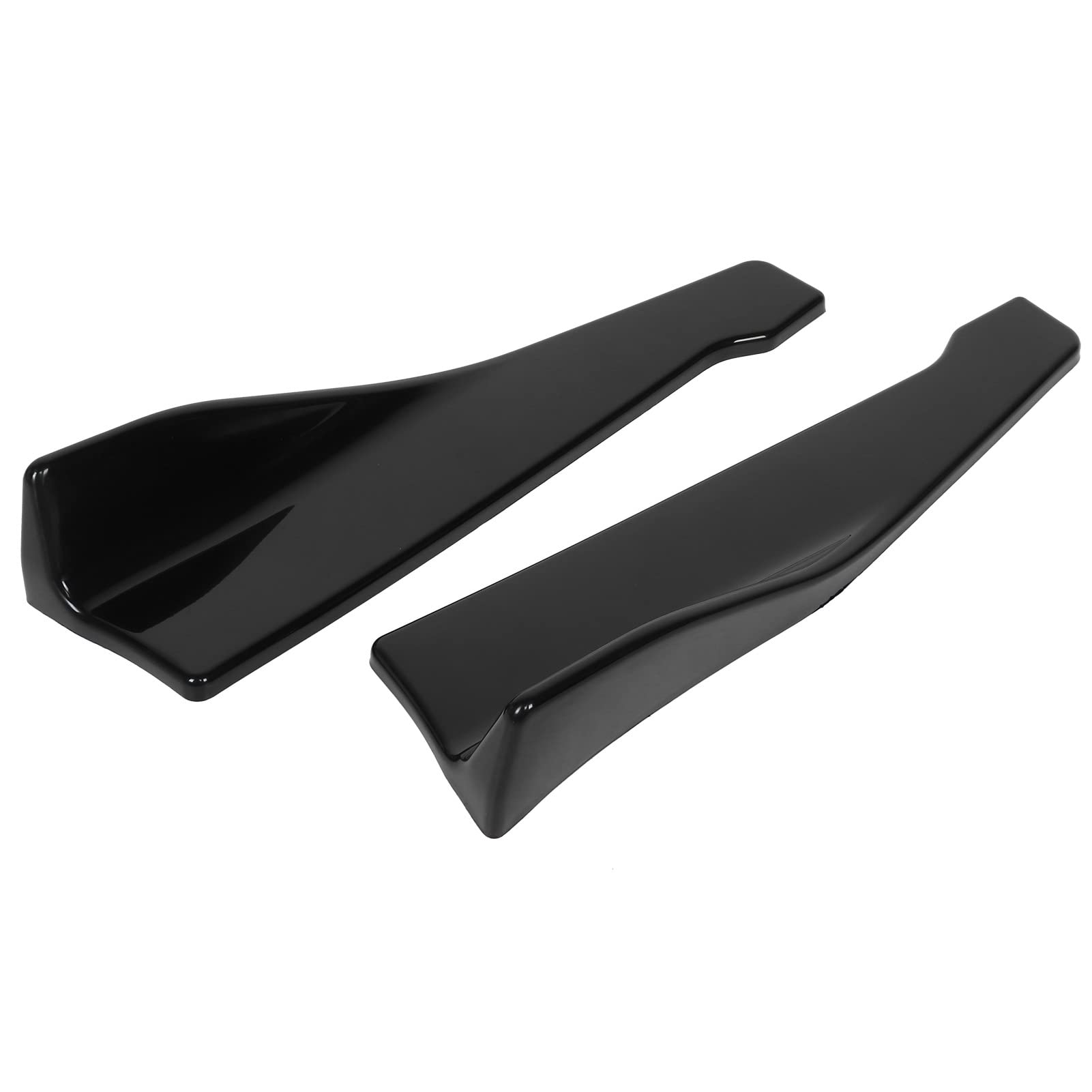 Heck Stoßfänger Diffusor, 2pcs Glänzende Schwarze Universelle Winglet -Diffusor Hecklippenwinkel -Splitter Heckstoßstange mit Schraube für Auto Heck Stoßfänger Diffusor, 2pcs Glänzende Schwarze Universelle Winglet -Diffusor Hecklippenwinkel -Splitter Heckstoßstange mit Schraube für Auto von Brrnoo
