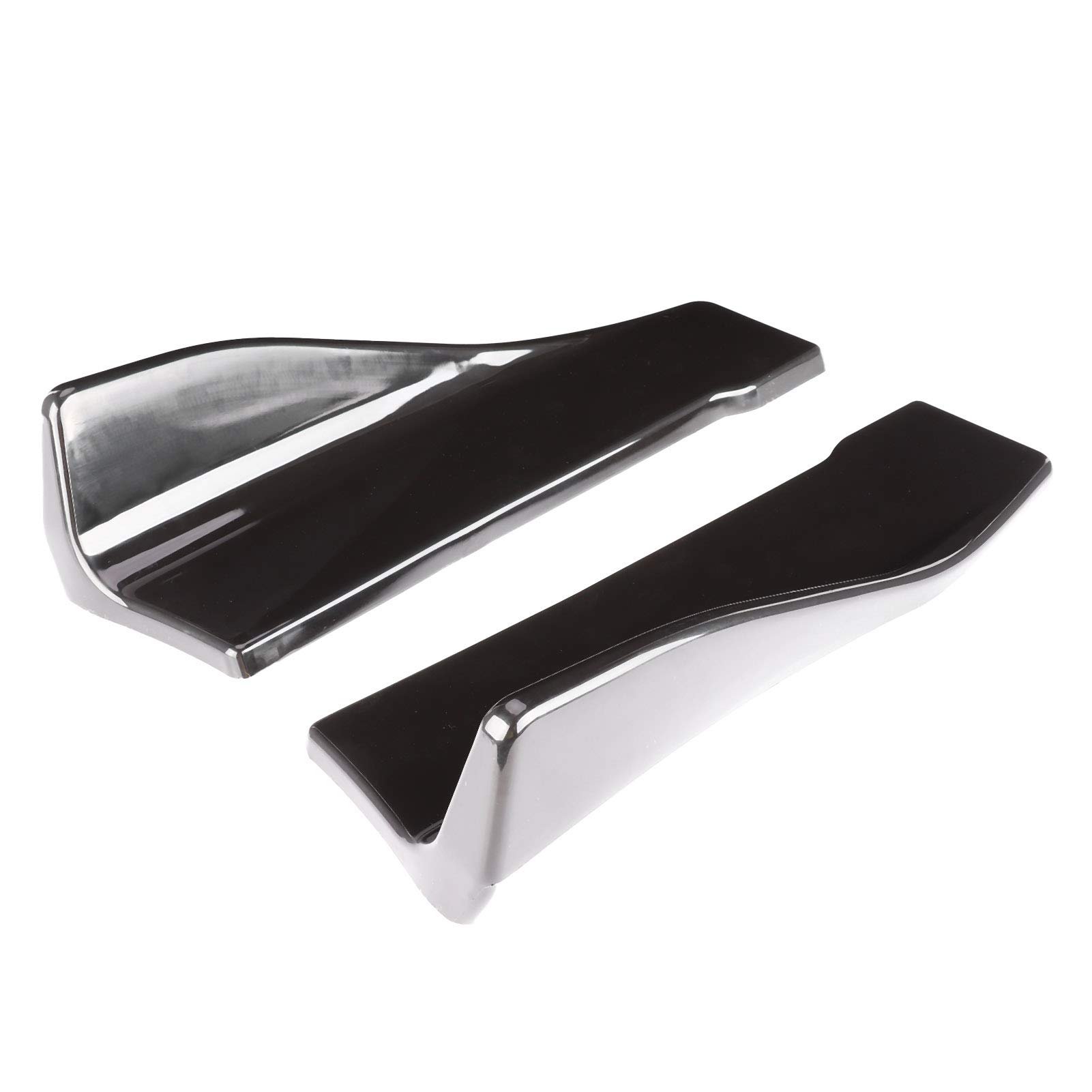 Heck Stoßfänger Diffusor, 2pcs Universal GLOOY Schwarze ABS -Spoiler für Autos Heckdiffusor mit Befestigungsschrauben für den Hinteren Stoßfänger Deflektor Heck Stoßfänger Diffusor, 2pcs Universal GLOOY Schwarze ABS -Spoiler für Autos Heckdiffusor mit Befestigungsschrauben für den Hinteren Stoßfänger Deflektor von Brrnoo