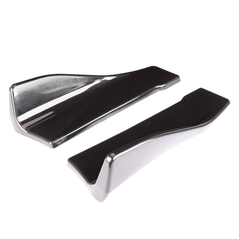 Heck Stoßfänger Diffusor, 2pcs Universal GLOOY Schwarze ABS -Spoiler für Autos Heckdiffusor mit Befestigungsschrauben für den Hinteren Stoßfänger Deflektor von Brrnoo
