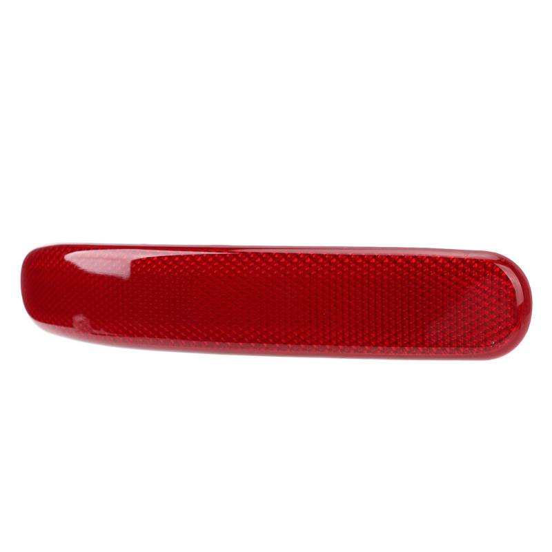 Heck Stoßfängerreflektor, Sicherheitsreflektoren Einzigartiger Dekorativer Effekt Rot ABS Erhöhte Sicherheit Heck Stoßfänger Trimmreflektor für Clubman R55 2008 Bis 2014 (Links) von Brrnoo
