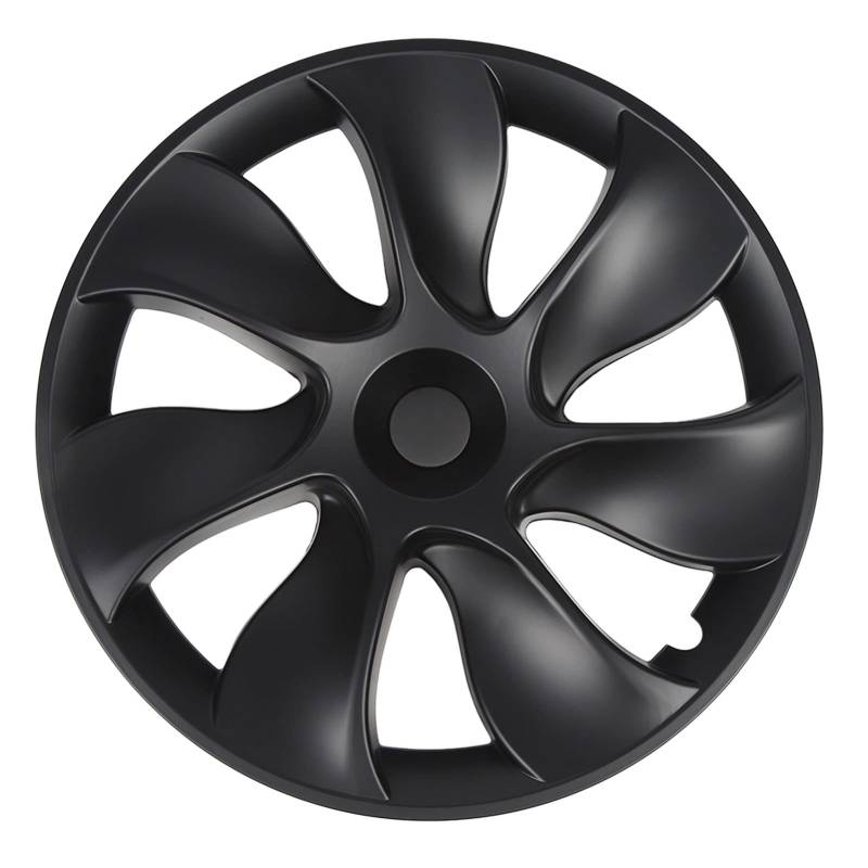 Hubcaps, Hubkappen mit 4pcs 19 Zoll ABS -Radabdeckung für Rad (Matt-schwarz) von Brrnoo