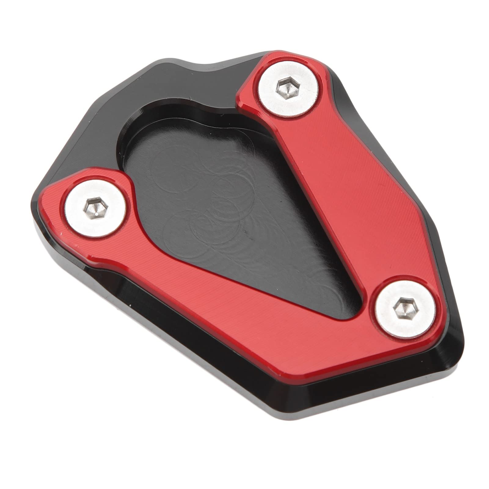 Motorrad -Kickstand, Motorrad -Kickstand Pad Foot Side Ständer Foot Side Ständer Stallhalter Secure Support Motorcycle Schuh für S1000RR (Rot) von Brrnoo