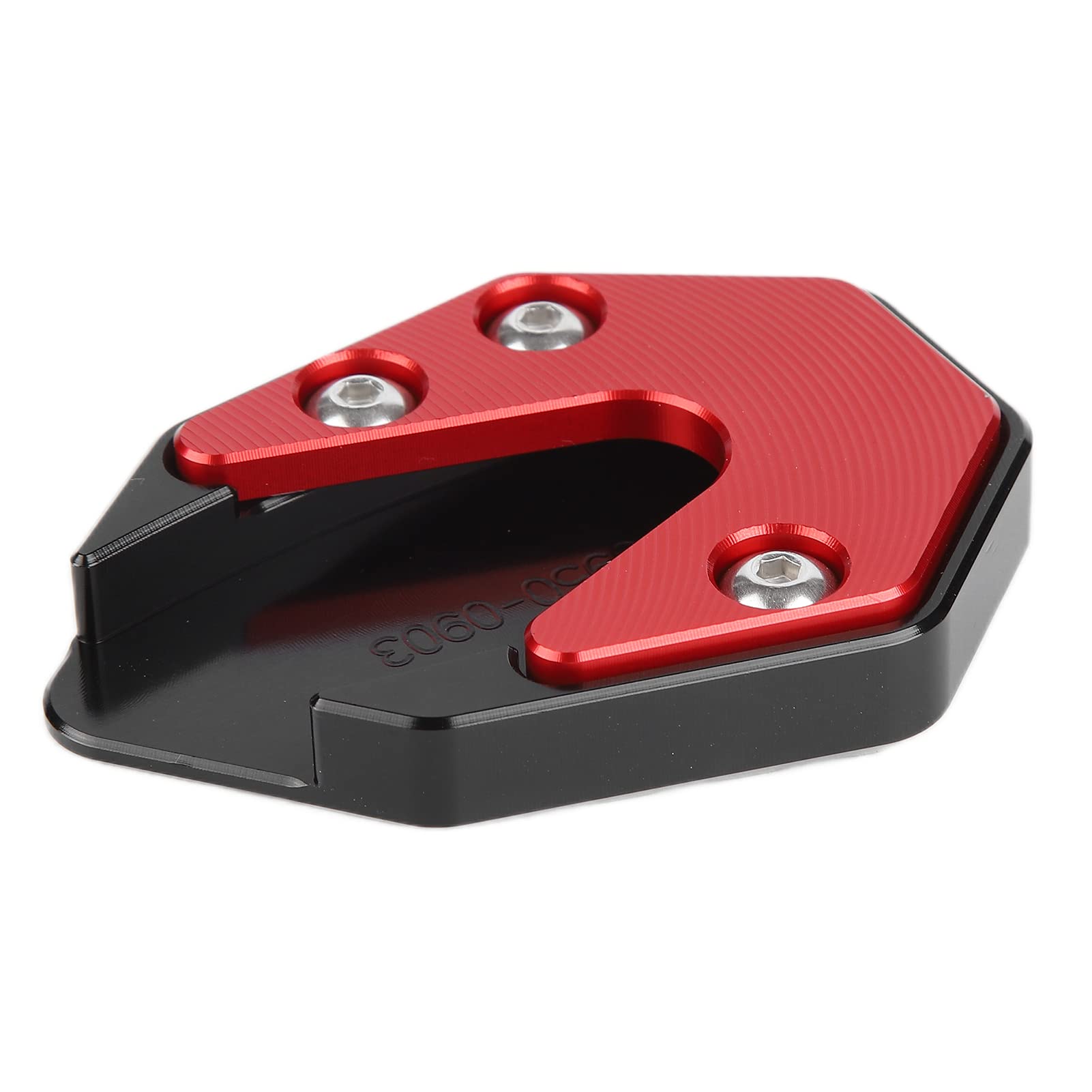 Motorrad -Kickstand -Pad, Kickstand Pad Aluminium Legierung Motorrad Stand Ständer Verlängerungsplatte für MF08 2018-2020 (Rot) von Brrnoo