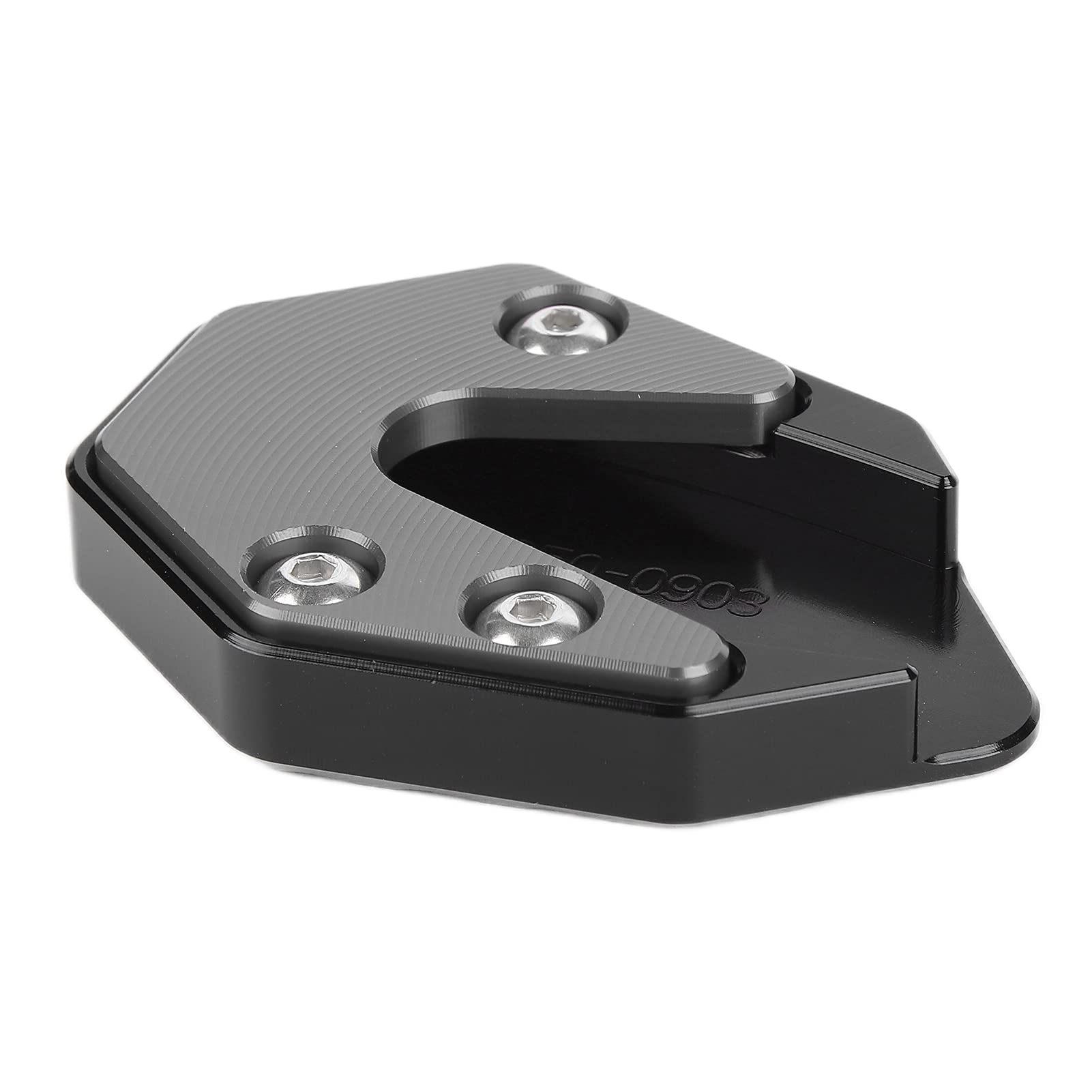 Motorrad -Kickstand -Pad, Kickstand Pad Aluminium Legierung Motorrad Stand Ständer Verlängerungsplatte für MF08 2018-2020 (Ti-Farbe) von Brrnoo