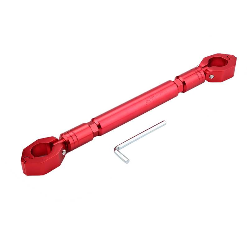 Motorradlenkern, Aluminiumlegierung Motorradbalancien -Stabbike -Lenker Mini -Fahrradfahrrad Stangen Universal 22 Mm Aluminiumlegierung Cross -Lenker - -Lenker -Lenkerklammer (Rot) von Brrnoo