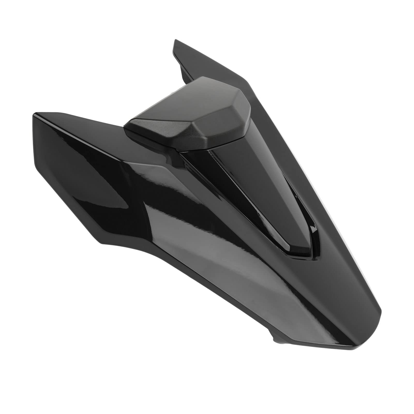 Motorradverkleidung, Motorrad -Solo -Sitz ABS Plastik Motorrad Rücksitzabdeckung der Abzugsabzugsabzugsabdeckung für CB650R CBR650R 2019-2020 (Black) von Brrnoo
