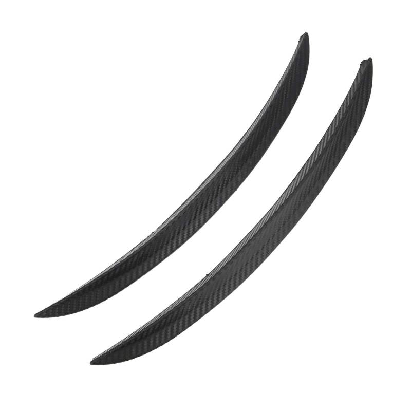 Radaugenbrauenverkleidung, 2pcs Kohlefaserstil Gummi -Auto -Rad Augenbrauen Streifen Streifen Trimmlippen Rad Augenbrauenabdeckung 33,5 Cm Länge für Auto von Brrnoo