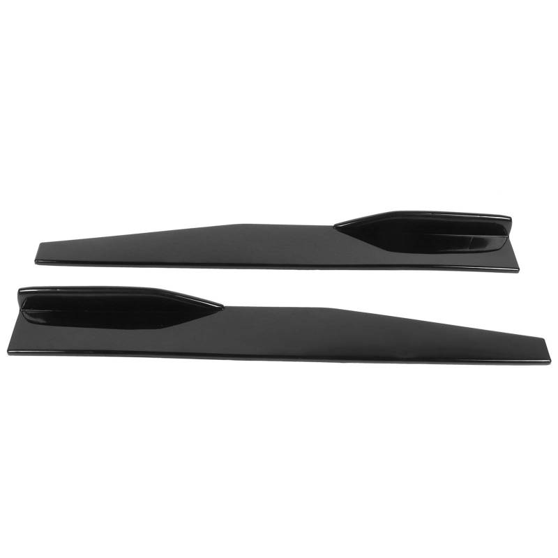 Seitenröcke für Autos, 2pcs 74,5 cm Glänzend Schwarze Universelle Lippenflügelflügelflügel -Diffusor -Seitensplitterflügel Seitenröcke mit Schraube Zum Reduzieren des Luftstroms auf Beiden Seiten von Brrnoo