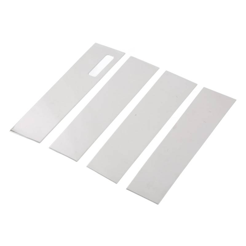 Türfenster Säule Pfeilverkleidung, Säulenpfosten Türfensterverkleidung Easy Installation 4pcs Edelstahl Säule Pfeilsposten Türverkleidung für 2017-2021 von Brrnoo