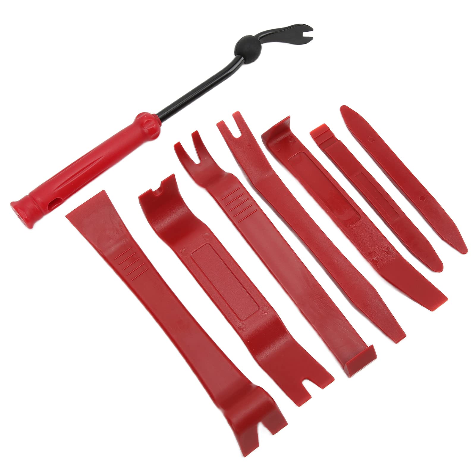 Werkzeug Zur Entfernung von Trimmentfernung, Clamp/Holder -Entfernungswerkzeug Trimmentfernung Tool 8PCS Auto Audio Demontage Werkzeugsatz Auto Werkzeug Panel Dekoration Das Armaturenbrett (Rot) von Brrnoo