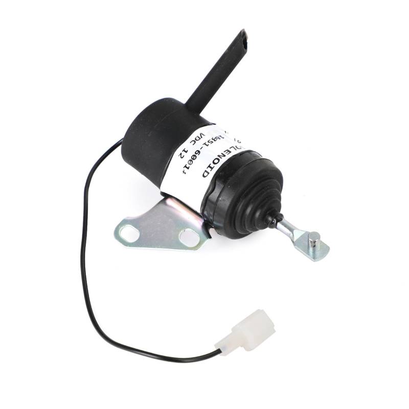 Bruce & Shark 16851-60014 Kraftstoffabschaltmagnet Absteller Abstellmotor Solenoid Stopmagnet Magnetventil Magnetventile 12V mit Fit für Kubota BX2230D RTV900R RTV900T 052600-453 von Bruce & Shark