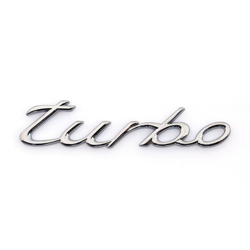 Bruce & Shark 3D Auto Auto Emblem Abzeichen Aufkleber Aufkleber Fit für Turbo Silber 1.6T 1.8T 2.0T 3.0T von Bruce & Shark