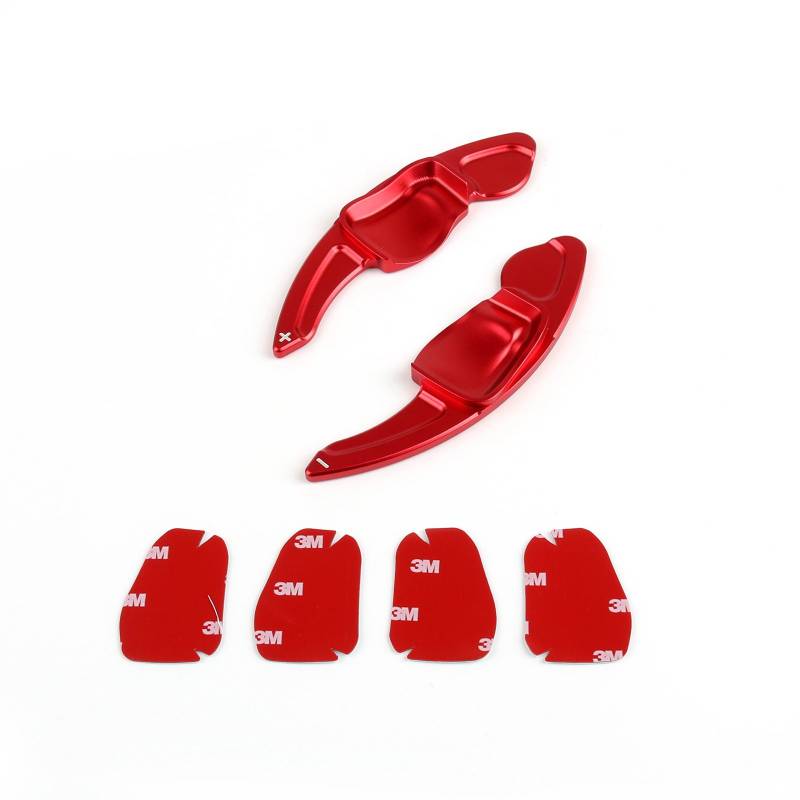 Bruce & Shark Auto lenkrad schaltpaddel Schalthebel Fit für Volkswagen Vw Golf Mk 6 GTI Rot von Bruce & Shark