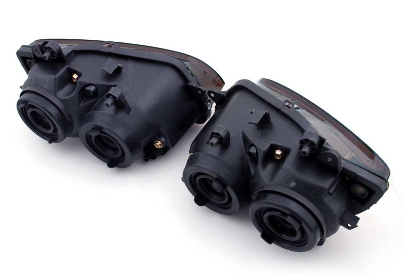 Bruce & Shark Frontscheinwerfer Kühlergrill Schutz für Yamaha YZF R1 1000 2004-2006 ABS Kunststoff Langlebig Schwarz Chrom Finish von Bruce & Shark