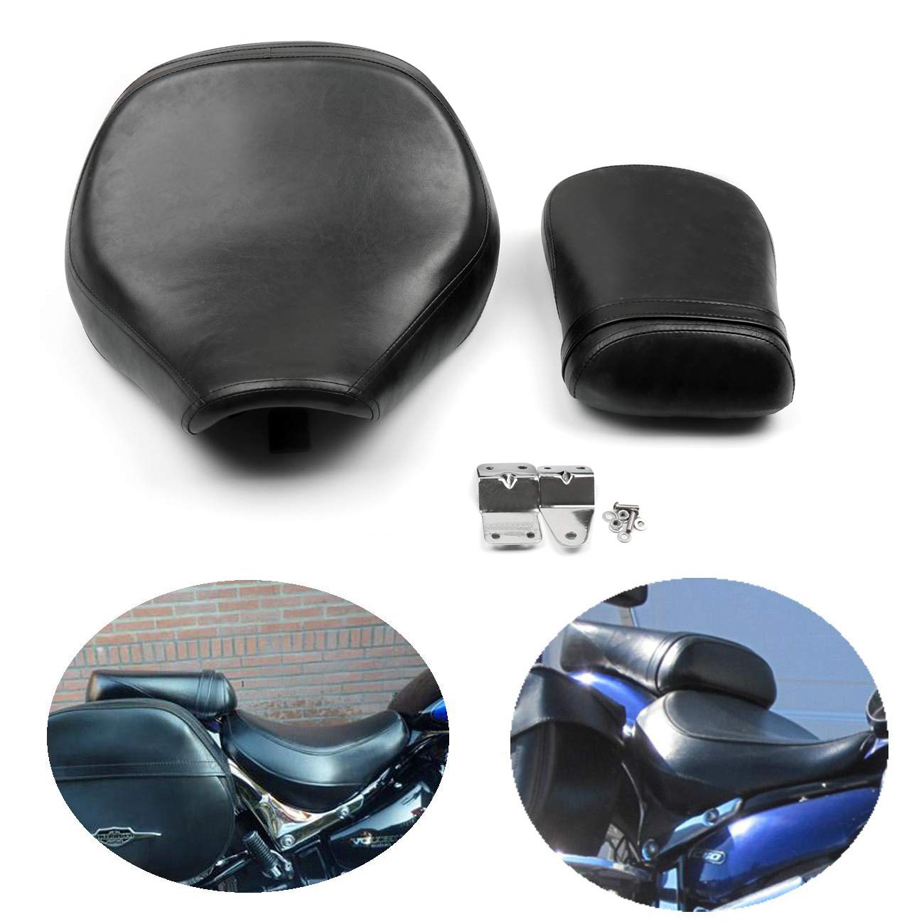Bruce & Shark Sitzbanke Motorrad Sitz vorne hinten Kissensitz Set Passend für Suzuki Volusia Vl800 2001 2002 2003 2004 Vl 800 Bruce & Shark Sitzbanke Motorrad Sitz vorne hinten Kissensitz Set Passend für Suzuki Volusia Vl800 2001 2002 2003 2004 Vl 800 von Bruce & Shark