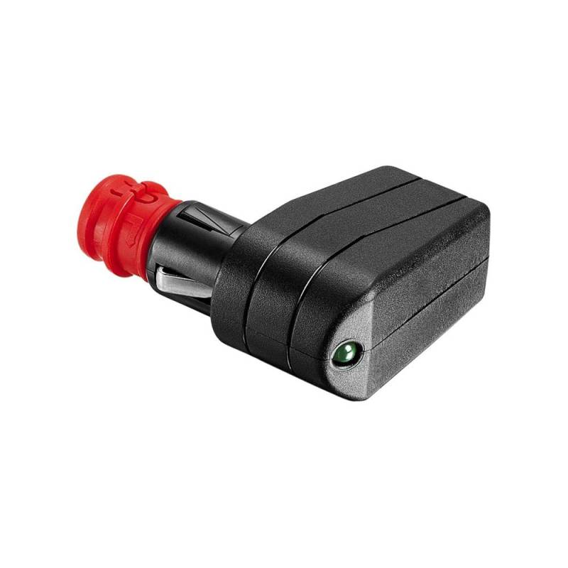ProCar Universal-Winkelstecker 12 Volt, Drucktaste, manuell, neutral von ProCar