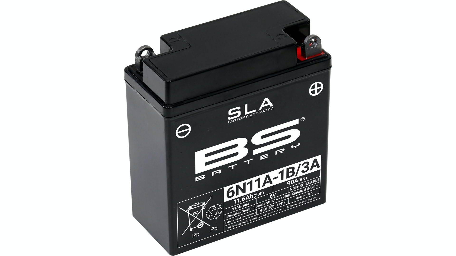 BS-Battery Batterie BS-Battery, SLA, versiegelt, Batterie "6N11A-3A" ETN: 012 014 008 von BS Battery
